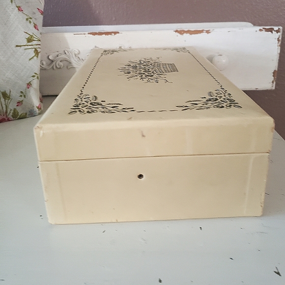 Vtg Purple Jewelry Box - Picture 6 of 11